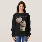 Some Bunny Loves You met Hart Ballon Trui (Voorkant volledig)