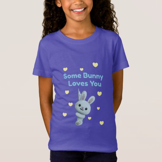 Some Bunny Loves You T-Shirt (Voorkant)
