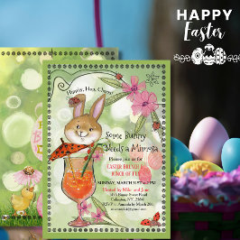 Some Bunny Needs a Mimosa Easter Brunch Invitation Kaart