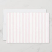 Some Bunny Roze Strik Das Baby Shower Kaart (Achterkant)