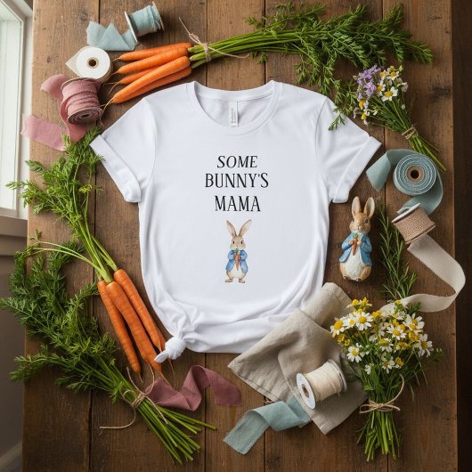 Some Bunny’s Mama Peter Rabbit Baby Shower Tri-Blend Shirt
