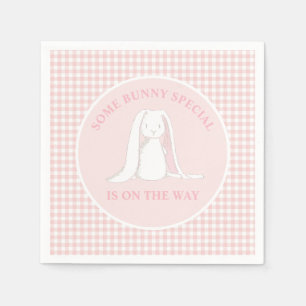 Some Bunny Special is onderweg Baby Shower Servet