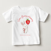 Some Bunny Strawberry Roze Verjaardagsfoto (Voorkant)