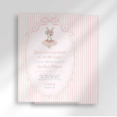 Some Bunny Sweet on the Way Baby Shower Invitation Kaart