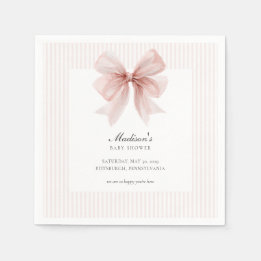 Some Bunny Sweet Pink Baby Shower  Servet