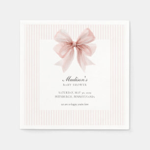 Some Bunny Sweet Roze Baby Shower Servet