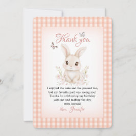 Some Bunny Thank You Card Watercolor Bedankkaart