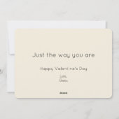 Some Bunny Thinks You’re Great Valentines Day Card Feestdagenkaart (Achterkant)