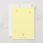 Some Bunny Thinks You're Awesome Happy Easter Card Kaart (Achterkant)