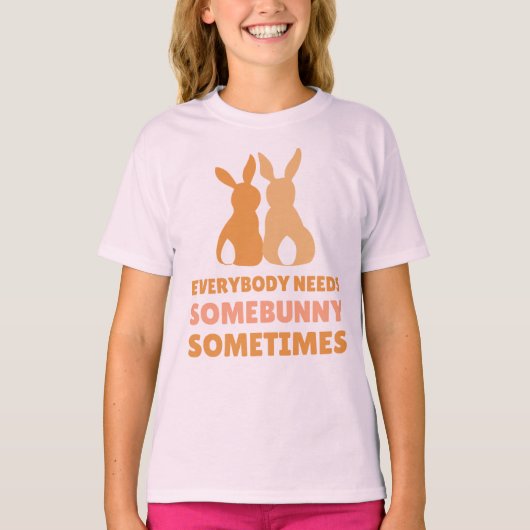 Some Bunny To Love – Kinderen Edition T-shirt (Voorkant)