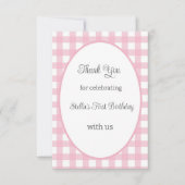 Some Bunny Verjaardagskaart 1e Verjaardagsfeestje Bedankkaart (Voorkant)