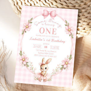 Some Bunny wordt één 1e verjaardag  Kaart