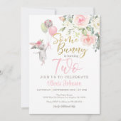 Some Bunny wordt TWEE uitnodiging (Voorkant)