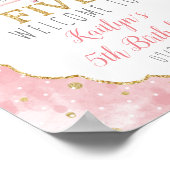 Some Bunny wordt vijf verjaardagen welkom Poster (Hoek)