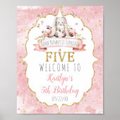 Some Bunny wordt vijf verjaardagen welkom Poster (Voorkant)