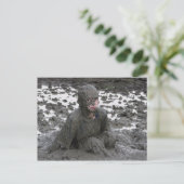 Some days it doesn't pay to get out of bed briefkaart (Staand voorkant)