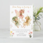Some Fairy Is Turning 2 Verjaardagsfeestje Kaart (Staand voorkant)