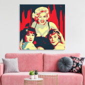 Some like it hot Pop Art Canvas Afdruk (Insitu (Woonkamer))