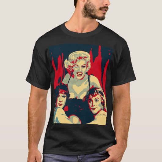 Some Like It Hot Pop Art  T-shirt (Voorkant)
