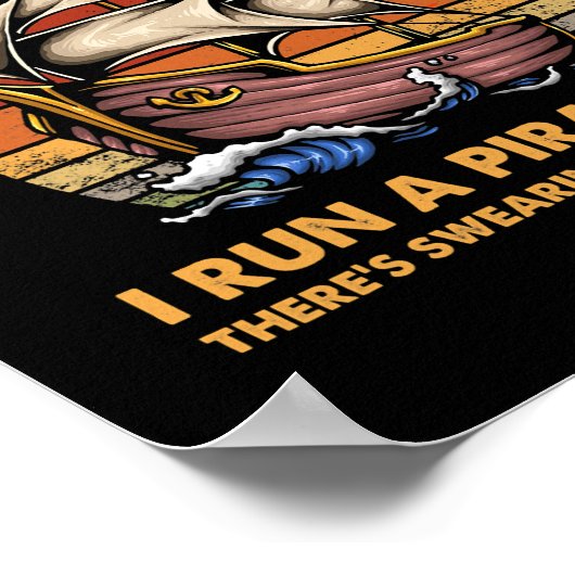 Some Mamas Run A Tight Ship Funny Mother's Day Poster (Hoek)