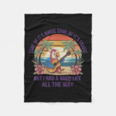 Some Of It's Magic Some Of Its Tragic Parrot Funny Fleece Deken (Voorkant)