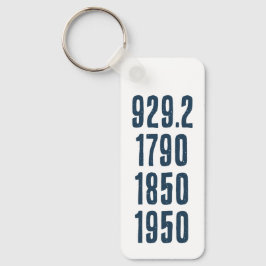 Some of my favorite numbers sleutelhanger