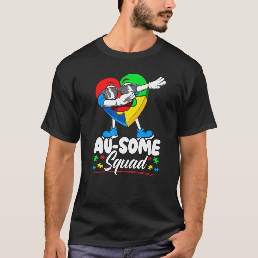 Some Squad Autism Warrior Asd Autistim A T-shirt (Voorkant)