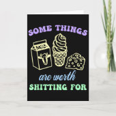 Some Things Are Worth Ting For Funny Apparel  Kaart (Voorkant)