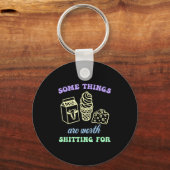 Some Things Are Worth Ting For Funny Apparel  Sleutelhanger (Voorkant)