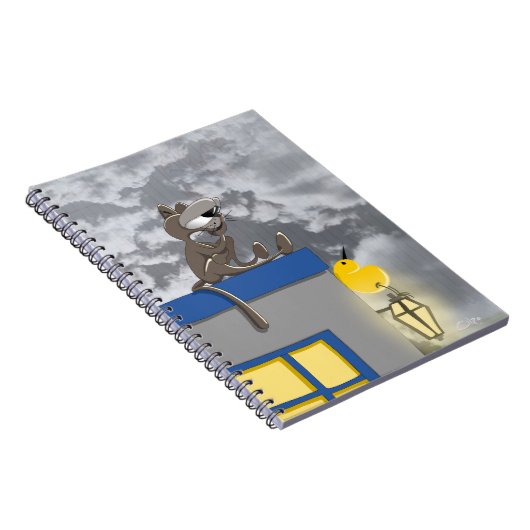 Somebird – kat notitieboek (Rechterzijde)