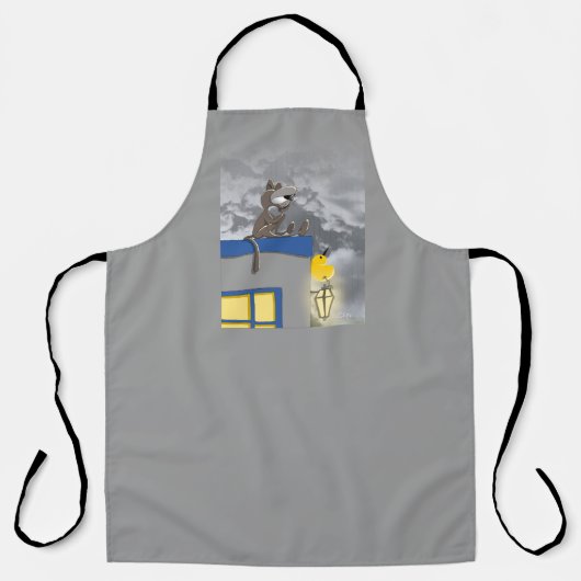 Somebird – kat schort (Voorkant)