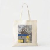 Somebird – kat tote bag (Voorkant)