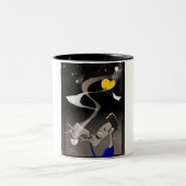 Somebird - Tijd voor koffie Tweekleurige Koffiemok (Center)