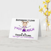 Somebody I Love beroemd gemaakt door Cystic Fibros Kaart (Gele Bloem)