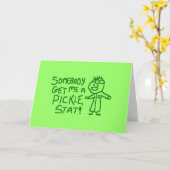 Somebody krijgt me Groenten in het zuur Stat Kaart (Gele Bloem)