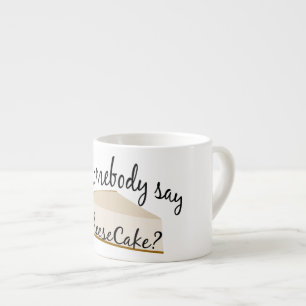 Somebody zegt Kaastaart? Espresso Kop