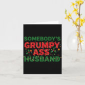 Somebody's Mpy Husband Christmas Shirt _ Funny Xma Kaart (Gele Bloem)