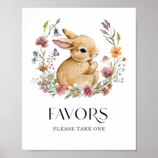 Somebunny-Baby shower begunstigt Poster (Voorkant)