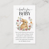 Somebunny Baby shower Boeken voor Baby Kaarten (Voorkant)