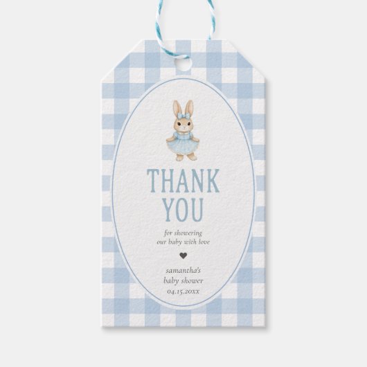Somebunny Baby Shower Cadeaulabel (Voorkant)