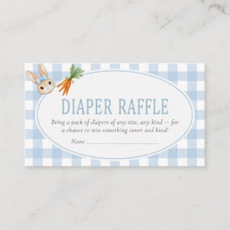 Somebunny Baby Shower Diaper Raffle Informatiekaartje