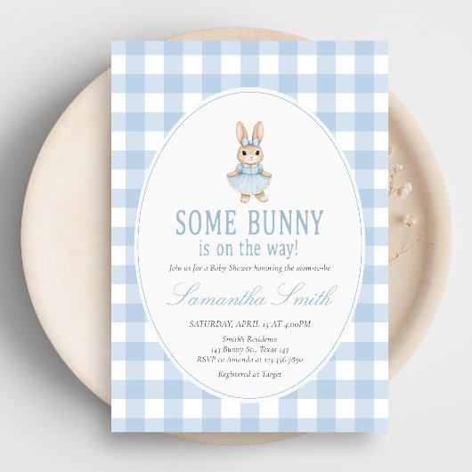 Somebunny Baby Shower Kaart