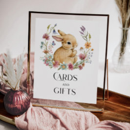 Somebunny Baby shower Kaarten en geschenken Poster