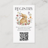Somebunny Baby shower Registry Enclosure Kaarten (Voorkant)