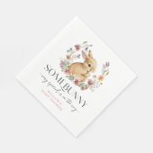 Somebunny Baby Shower Wildflower Servetten (Hoek)