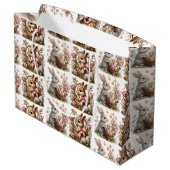 SomeBunny Easter Wildflower Baby shower Groot Cadeauzakje (Achterkant Gekanteld)