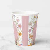 SomeBunny Easter Wildflower Baby shower Papieren Bekers (Rechts)