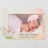 Somebunny Fotogeboorteaankondiging Aankondiging (Voorkant / Achterkant)