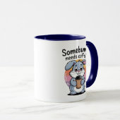 SomeBunny heeft koffie Mok nodig (Voorkant rechts)