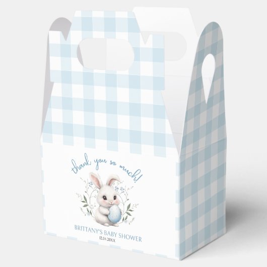 Somebunny is op het Way Boy Easter Baby shower Bedankdoosjes (Geopend)